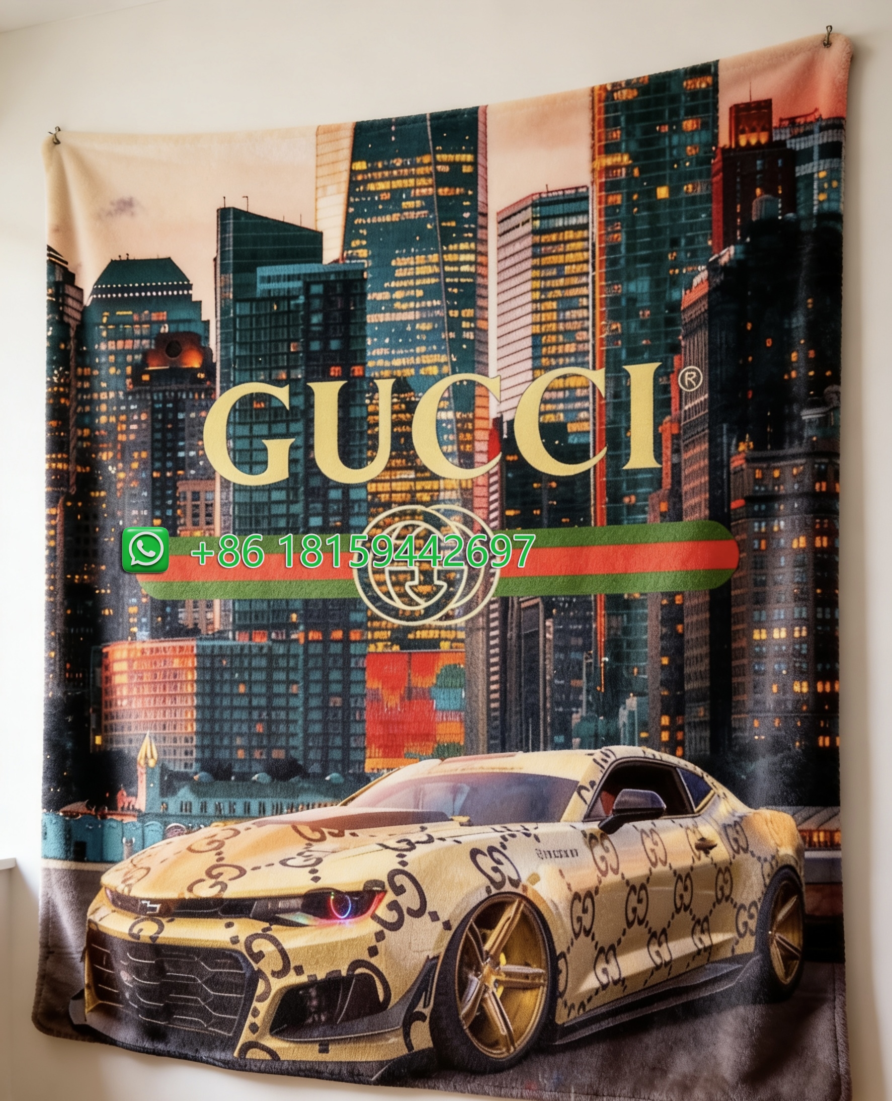 Gucci Throw Blankets